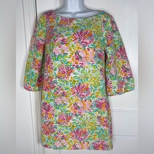 Lilly Pulitzer Pink and Green Floral Dress